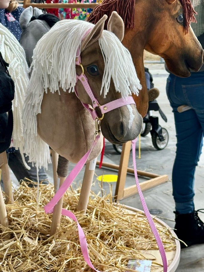 Realistic hl.Braun Gr.S, Halfter "Isaak" Zügel rosé