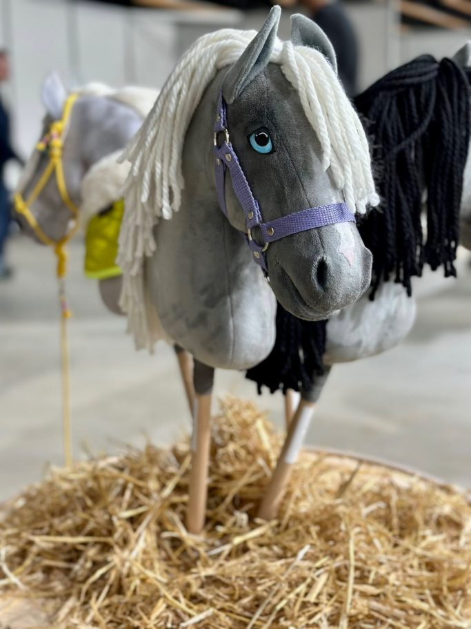 Realistic Grauer Gr.S, Halfter "Isaak" Flieder